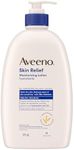 Aveeno Skin Relief Moisturizing Body Lotion Heals Very Dry, Sensitive Skin, fast absorbing Lotion with Soothing Triple Oat & Shea Butter Formula, Fragrance Free Lotion, Non-Comedogenic, 975mL
