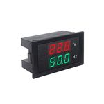 KETOTEK Voltmeter Frequency Meter Voltage Hertz Tester Panel Digital Voltmeter Gauge AC 80-300V 45-65Hz Volt Freq Dual Display LED