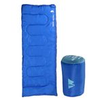 Eurohike Snooze 300 Sleeping Bag for Adults, Teens, Kids, 1 Person, 3 Season, Spacious, Lightweight, Rectangular, Indoor & Outdoor Use, Camping, Hiking, Backpacking, Travelling, Stuff Sack, Navy