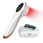 Red Light Therapy Device with Upgrade Protective Magnetic Cover, Handheld Infrared Light Therapy Home Use (3 * 808nm+13 * 650nm)