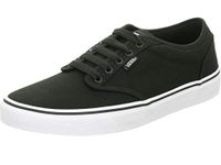 Vans Men's Mn Atwood Sneaker, Black Canvas Black White, 8 UK