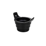 Camco Flexible 3-in-1 Sewer Adapter Hose Seal -Flexible Fitting That Makes Connection to a Sewer Inlet Simple and Less Hands On! (39318), Black