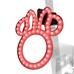 Disney Minnie Mouse LED Bike/Scooter Light - IPX4 Weather Resistant with 6 Light Modes- Disney Bicycle Accessories for Road/Electric/Cycling/Hybrid/Mountain Bike and More