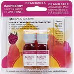 LorAnn Raspberry Super Strength Flavor, 1 dram bottle (.0125 fl oz - 3.7ml) - 2 Pack