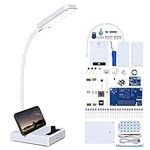 MiOYOOW Soldering Practice Kit LED Desk Lamp with Adjustable Brightness, DIY Electronic Soldering Project Kits Rechargeable Gooseneck Table Light for College High School Education or Daily Use