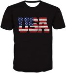 KYKU USA Flag Tshirt Men's 4th of J