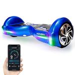 Hover-1 H1- UL 2272 Certified- Electric Self Balancing Hoverboard with Bluetooth, LED Lights and App Connectivity, Blue