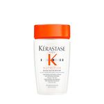 Kérastase Nourishing Shampoo For Very Dry or Dull Hair, Softens and Promotes Shine, Nutritive Bain Satin Riche, Protein Enriched Formula with Niacinamide, 80ml