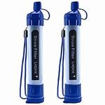 2 Pack Water Filter Straw - Water P