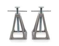 Camco 44561 Olympian Aluminum Stack Jacks, Stabilize and Level Your RV Or Camper - 2 Pack