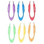 6pcs Plastic Tweezers Children Toy Clip Assorted Color Clips Observation Tool for Outdoor Observation Satisfy Children's Curiosity