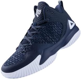 PEAK High Top Mens Basketball Shoes Streetball Master Breathable Non Slip Outdoor Sneakers Cushioning Workout Shoes for Fitness