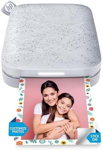 HP Sprocket Portable 2x3" Instant Color Photo Printer (Luna Pearl) Print Pictures on Zink Sticky-Backed Paper from your iOS & Android Device.