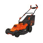 BLACK+DECKER Electric Lawn Mower, 10-Amp, Corded (BEMW472BH)