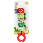 Rainbow Designs Very Hungry Caterpillar Teether Rattle – Soft Baby Sensory Toy with Vibrant Colours - Infant Teether Toy