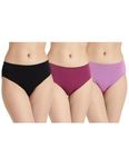 Amazon Brand - Symbol Women's Cotton Blend Hipster Brief (Pack of 3) (AW23LWHP203_Wine-Black-Purple_S)