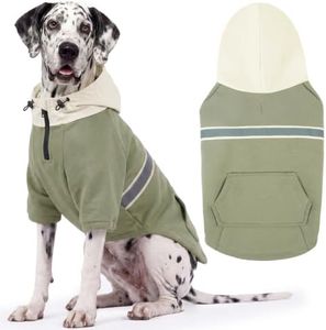 IECOii Dog Hoodie for Giant Breeds, Lightweight Sweatshirt with Leash Hole