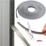 Hodaqe Weather Stripping Windows Seal Brush 10 Meter Self Adhesive Seal Strip Weatherstrip for Doors and Windows Windproof Soundproof Dustprooffor Windows Bottom and Frame