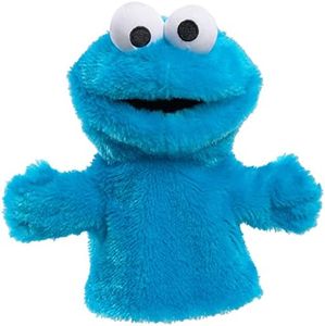 Sesame Street Cookie Monster 9-inch Hand Puppet, Preschool Pretend Play, Kids Toys for Ages 18 Month by Just Play