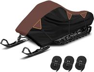 New Generation Snowmobile Cover! XYZCTEM Waterproof Trailerable Snowmobile Cover Sled Ski Cover Compatible with Yamaha Polaris Ski-Doo Arctic Cat(Fits Length 130"x 51"x 48")