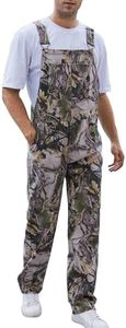 Yuanbang Camo Overalls for Men Work Utility Coveralls Camouflage Bibs with Zipper Fly(Camouflage,XL)