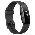 Meliya Silicone Bands Compatible with Fitbit Inspire 2 Bands Women Men, Soft TPU Waterproof Bracelet Adjustable Wristband Replacement Strap for Fitbit Inspire 2 / Ace 3 Fitness Tracker (Black)