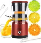 Citrus Juicer Machines Rechargeable - Portable Juicer with USB and Cleaning Brush for Orange, Lemon, Grapefruit