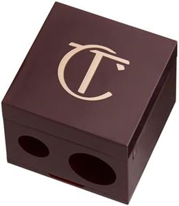 Charlotte Tilbury Pencil Sharpener - Dual-Size Cosmetic Sharpener for Eyeliner, Lip Liner & Eyeshadow Pencils - Fits Color Chameleon, Rock 'N' Kohl, The Classic & Lip Cheat Liners