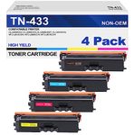 TN433 Compatible Toner Cartridge Replacement for Brother TN-433 TN-431 Brother HL-L8260CDW HL-L8360CDW MFC-L8610CDW MFC-L8900CDW HL-L9310CDW Printer
