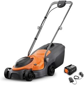Flymo 18V SimpliMow 320 Cordless Lawnmower – 4.0Ah Battery & Charger Included, 32cm Cutting Width, Lightweight, Up to 200m²