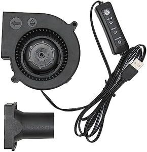 Pissente Ventilatore Ventilatore USB, modalità 3,8 Pollici DC 5 V Senza Spazzole 3800 Giri/min 22 CFM Ventola di Raffreddamento per Computer con Controllo a 3 velocità Ventola di