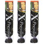 X-pression Premium Original Ultra Braid. - Colour 33 (Pack of 3)