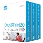 hp Printer Paper | 8.5 x 11 Paper | Copy &Print 20 lb | 3 Ream Case - 1,500 Sheets | 92 Bright | Made in USA - FSC Certified | 200090C