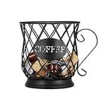 CAMPSLE Coffee Storage Basket, Multiple Pod Holder Espresso Holders, Universal Coffee Capsule Storage Basket, Vintage Coffee Pod Stand Kitchen Storage Holders Organizer for Coffee Capsules, M&W