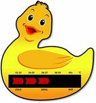 Baby Bath Thermometer, Water Temperature Gauge Bath Duck with New Liquid Crystal Display LCD Technology