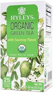 Hyleys Organic Green Tea Soursop Flavor - 25 Tea Bags