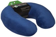 Wolf Essentials Neck Pillow Adult Cozy Soft Microfiber, Blue