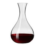 Krosno Red Wine Decanter Carafe Glass | 50.7 oz | Harmony Collection | Perfect for Home, Restaurants and Parties