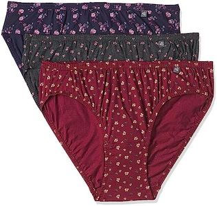 Jockey Cotton Printed Bikini Women Panty - Assorted Pack Of 3 (Medium)
