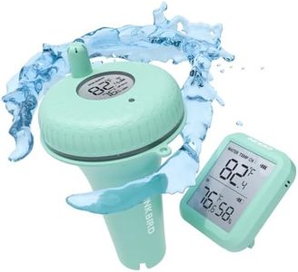 Inkbird Wireless Pool Thermometer and Receiver Set, Floating Thermometer with Easy Read Display, Thermometer for Swimming Pool, Hot Tub and Hot Spring - Green