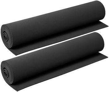 AMZQNART 2 Pack EVA Foam 2mm, Cosplay Foam Roll, 16 x 59in Black, Suitable for Large Foam Cosplay Modeling, DIY Projects, Crafts, Ultra High Density 90 kg/m3.