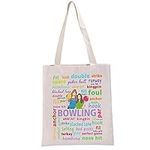 G2TUP Bowling Gift Bowling Team Tote Bag Bowling Terminology Handbag Bowling Coach Gift Bowling Lover Gift (Bowling Team HB)