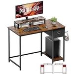 Pamray 39 Inch Computer Desk with M