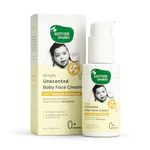 Mother Sparsh Simply Unscented Baby Face Cream with Oatmeal -50g | Fragrance Free Baby Cream for Sensitive Skin