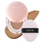TIRTIR Mask All-Cover Cushion Foundation, Full coverage, Skin fit, Satin Glow Finish, Korean Cushion Foundation #31N FRENCH BEIGE, 18g