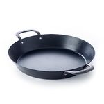 BK Black Steel Paella Pan, 14"