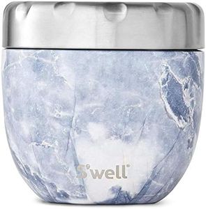 S'well Stainless Steel Bowls-21.5 Oz Triple-Layered Vacuum-Insulated Containers Keeps Food and Drinks Cold for 11 Hours and Hot for 7-with No Condensation-BPA Free, 21.5 oz, Blue Granite