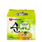 Nongshim Soon Veggie Ramyun, 5 X 112 G, Vegetarian