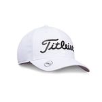 Titleist Golf Players Performance Ball Marker Hat, White/Black, One Size