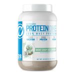 ProteinOne Whey Protein Powder by NutraOne – Non-GMO and Amino Acid Free Protein Powder (Mint Chip Ice Cream - 2 lbs.)